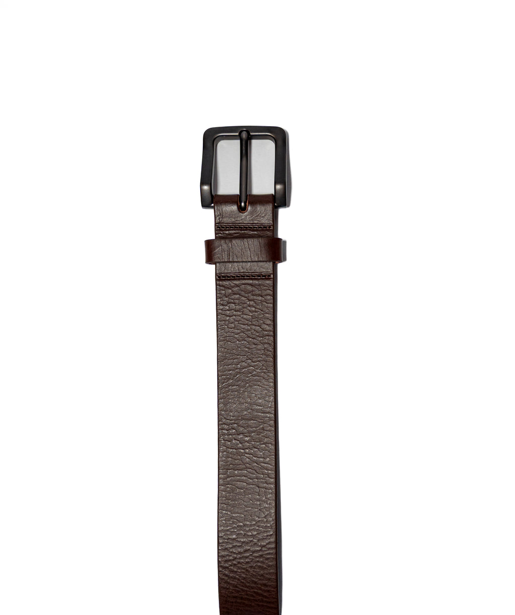 Men's leather belt